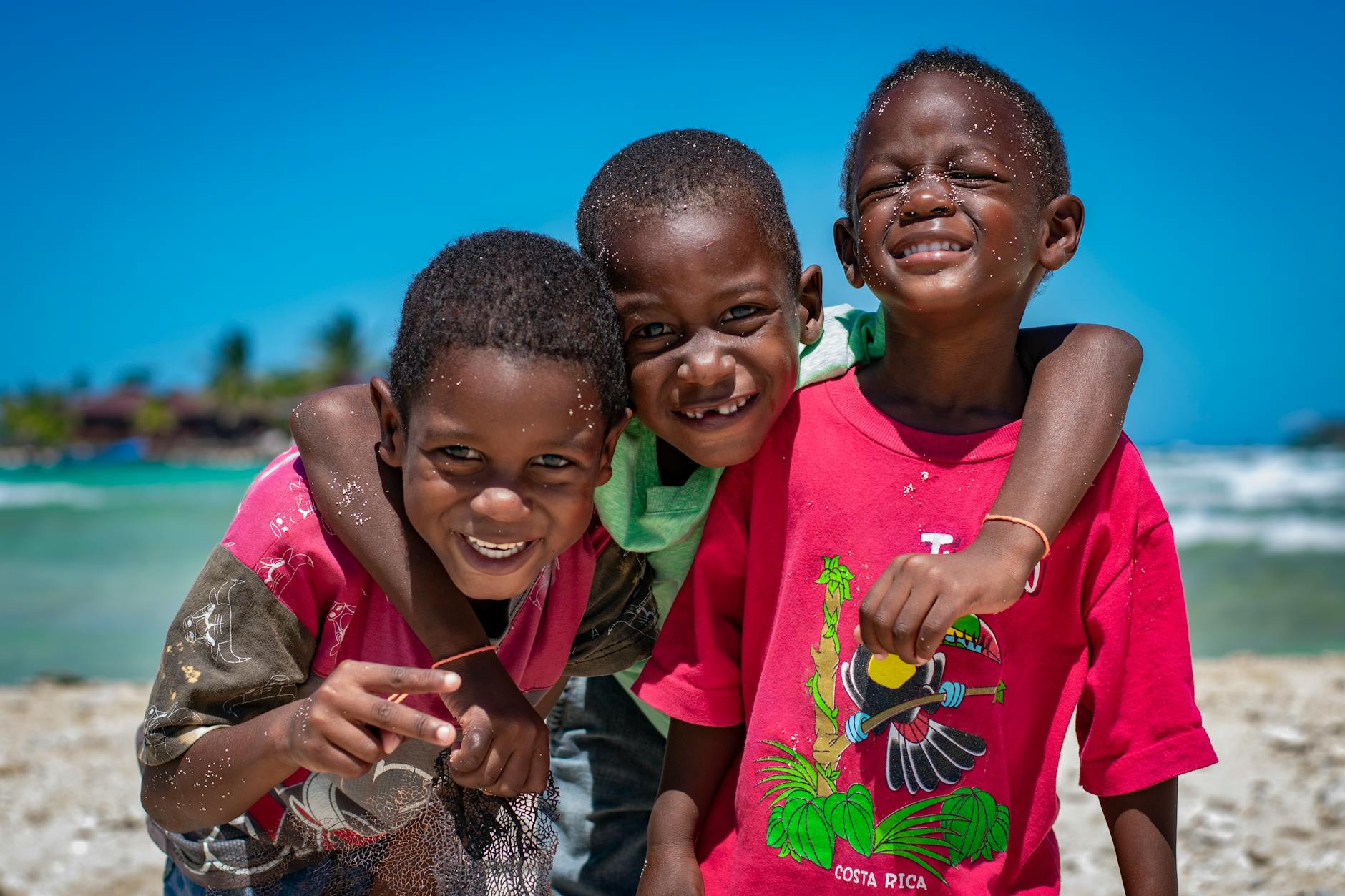 kids at the beach